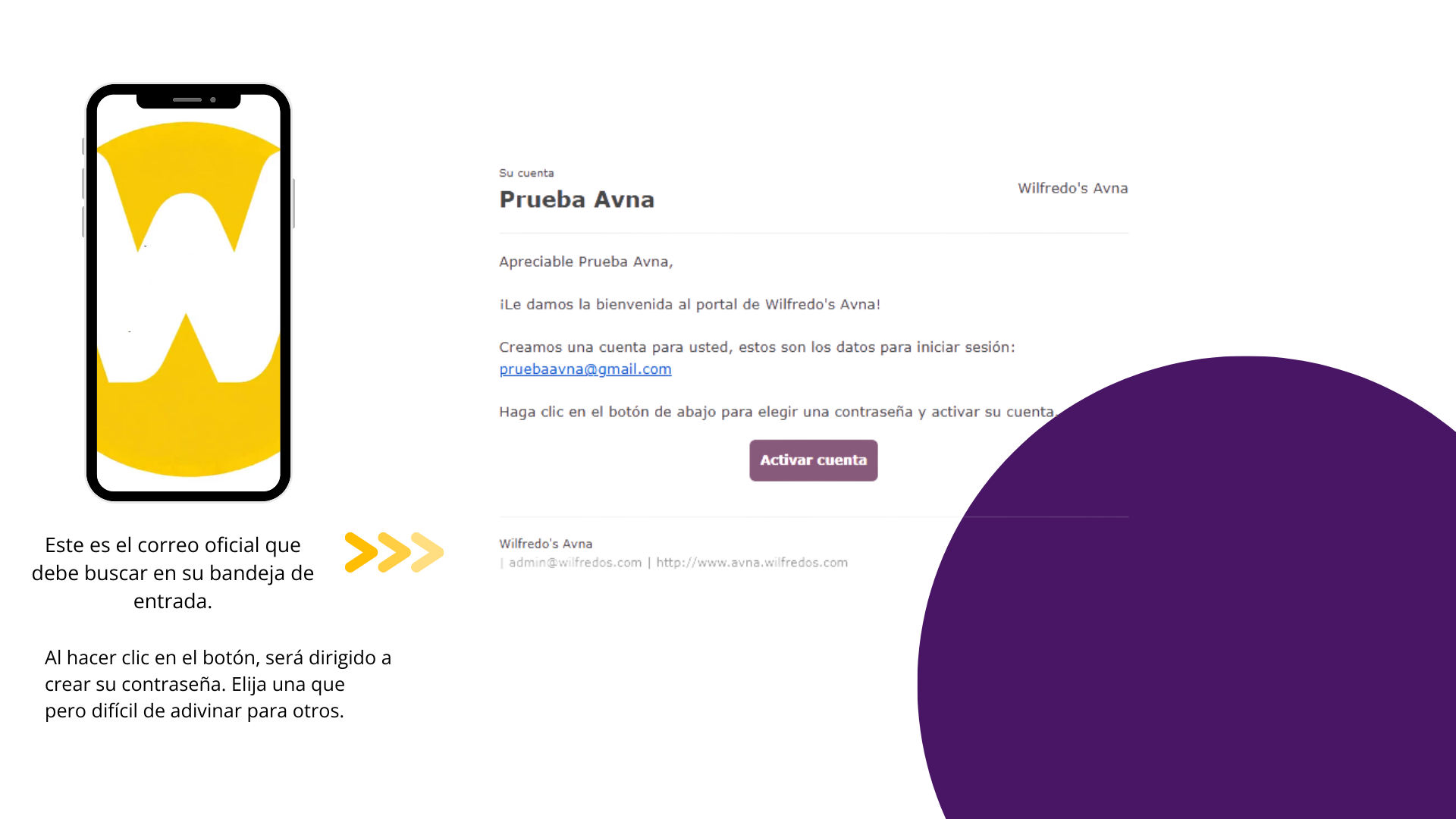 Paso 1: Busque el Correo de Activación