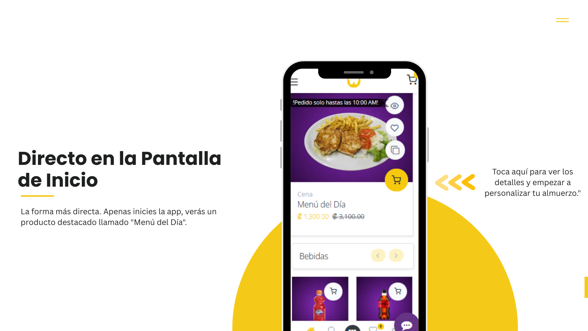 01:Directo en la Pantalla de Inicio