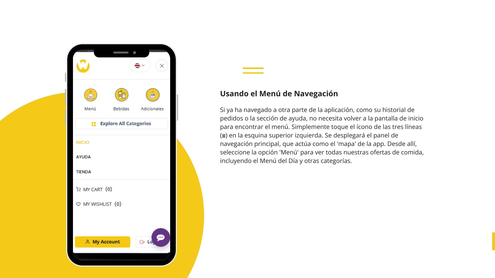 02. El Mapa de la App (Usando el Menú de Navegación)
